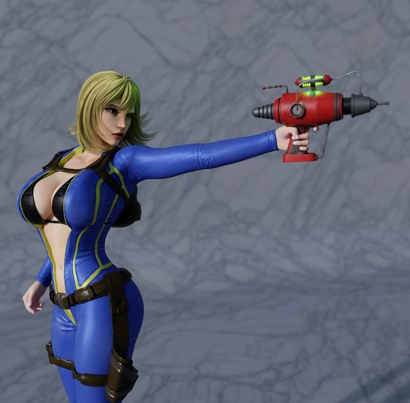 P站图纸印象馆 QB Works 辐射 避难所女孩 QB Works 辐射 避难所女孩