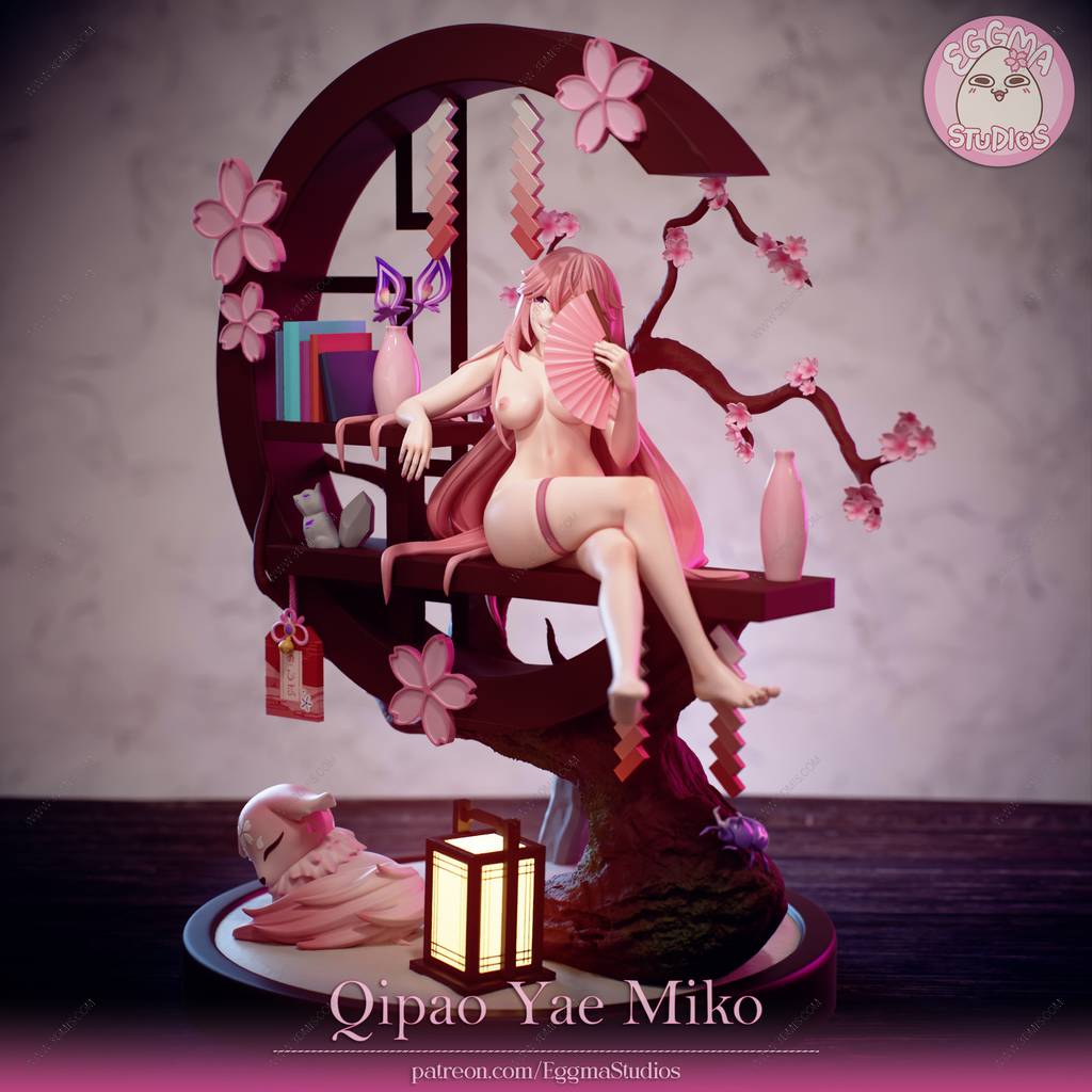 P站图纸印象馆 Eggma Studios 原神 八重神子 Eggma Studios 原神 八重神子