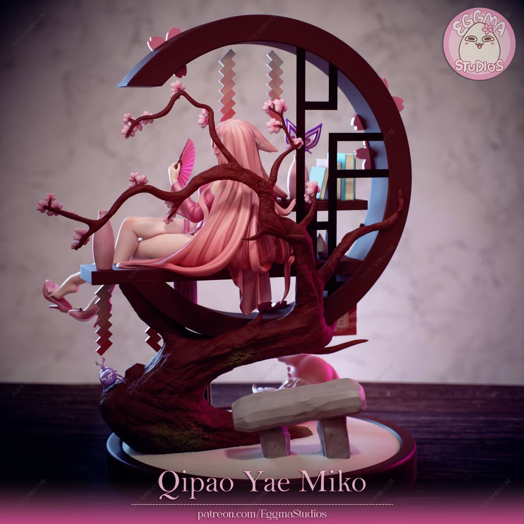 P站图纸印象馆 Eggma Studios 原神 八重神子 Eggma Studios 原神 八重神子