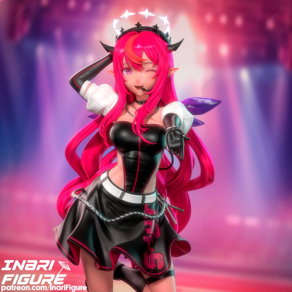 P站图纸印象馆 虚拟偶像 埃莉丝 虚拟偶像 埃莉丝