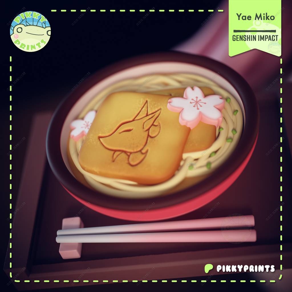 P站图纸印象馆 Pikitty 原神 八重神子 Pikitty 原神 八重神子