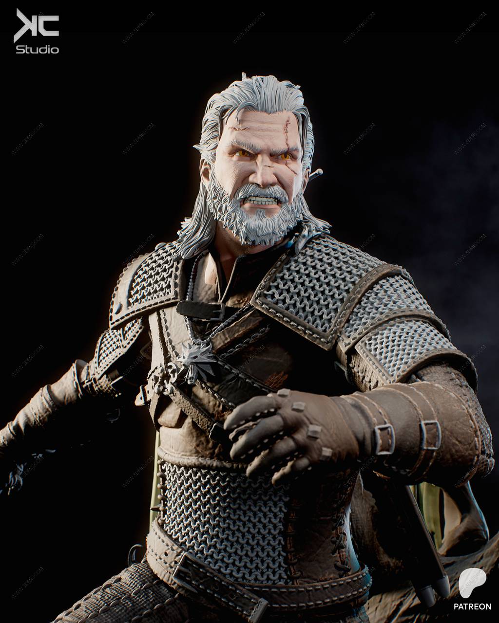 P站图纸印象馆 KcStudio 猎魔人 杰洛特 KcStudio 猎魔人 杰洛特