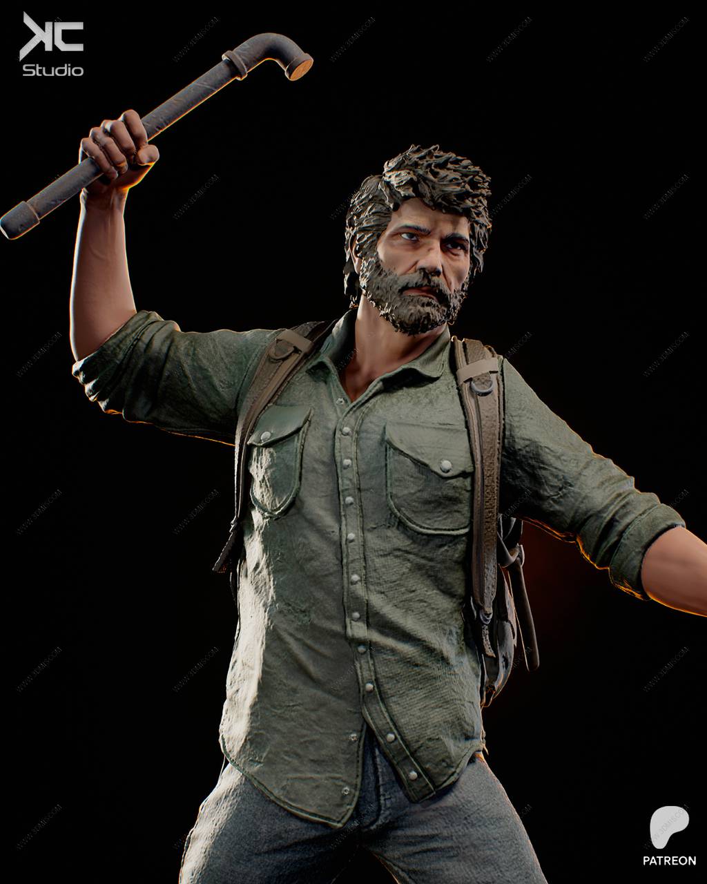 P站图纸印象馆 KcStudio 最后的生还者 乔尔·米勒 KcStudio 最后的生还者 乔尔·米勒