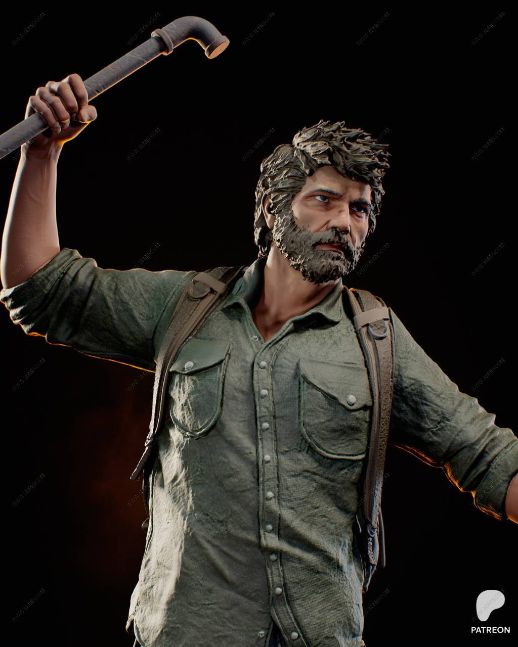 P站图纸印象馆 KcStudio 最后的生还者 乔尔·米勒 KcStudio 最后的生还者 乔尔·米勒