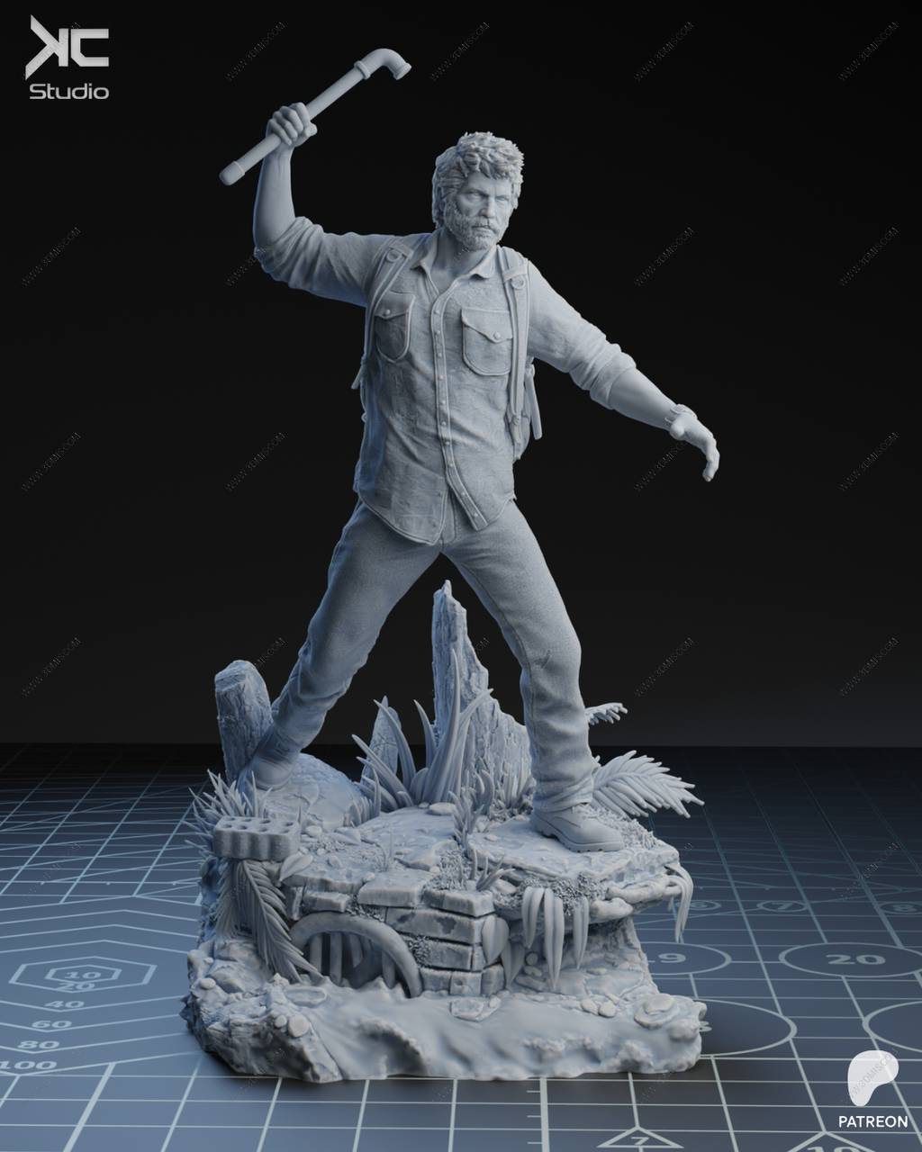 P站图纸印象馆 KcStudio 最后的生还者 乔尔·米勒 KcStudio 最后的生还者 乔尔·米勒