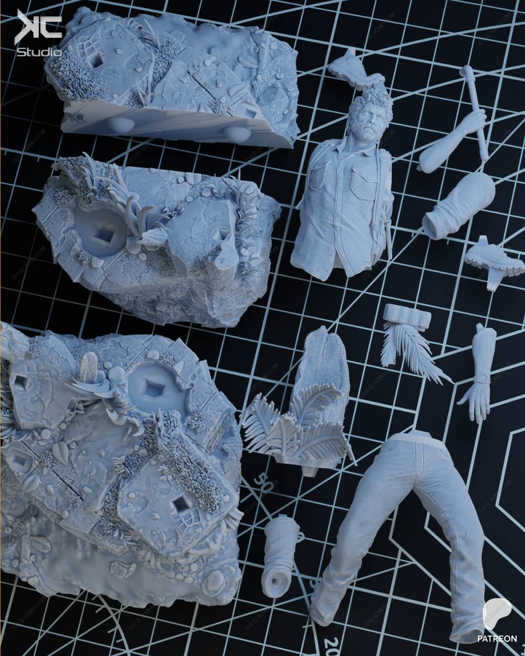 P站图纸印象馆 KcStudio 最后的生还者 乔尔·米勒 KcStudio 最后的生还者 乔尔·米勒