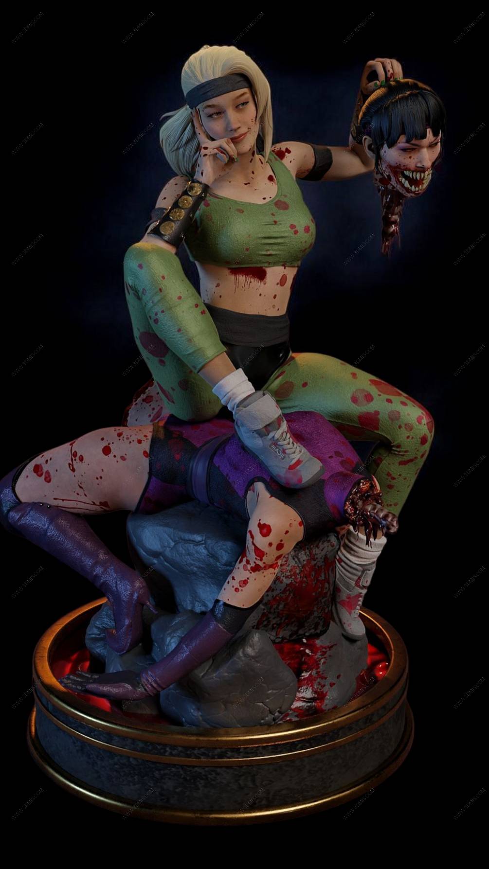 P站图纸印象馆 真人快打 刀锋索尼娅 真人快打 刀锋索尼娅