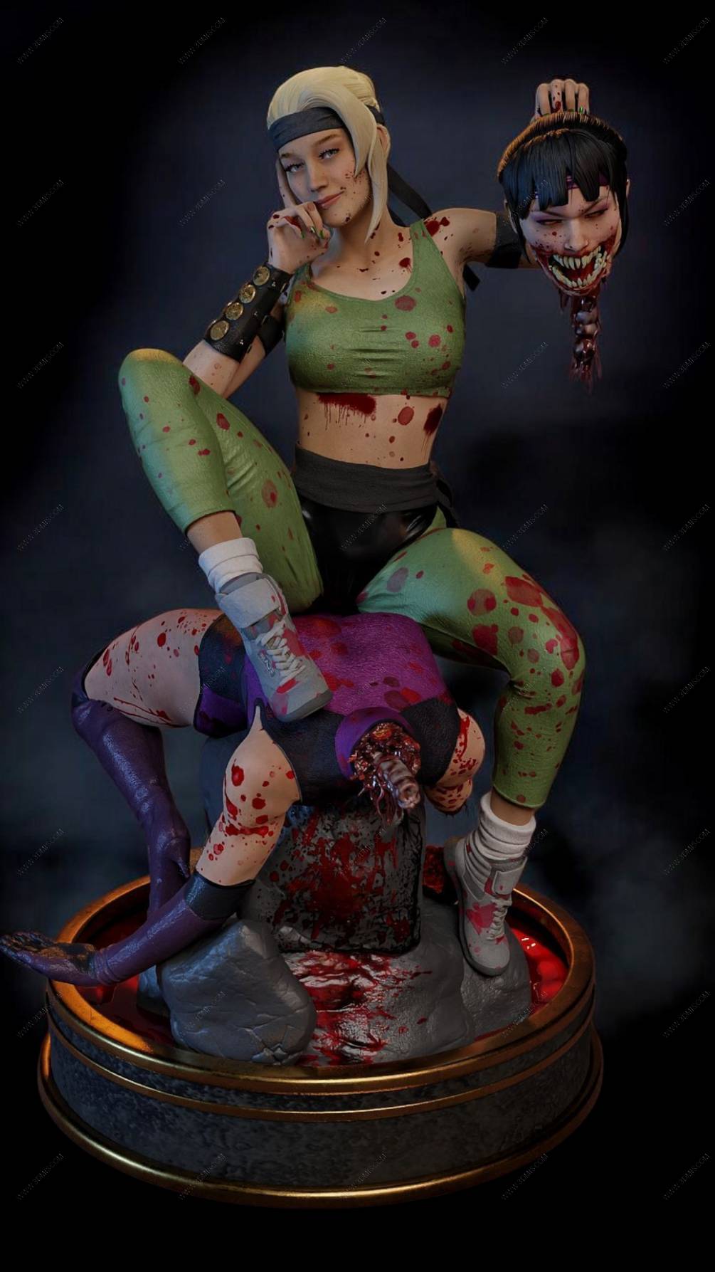 P站图纸印象馆 真人快打 刀锋索尼娅 真人快打 刀锋索尼娅