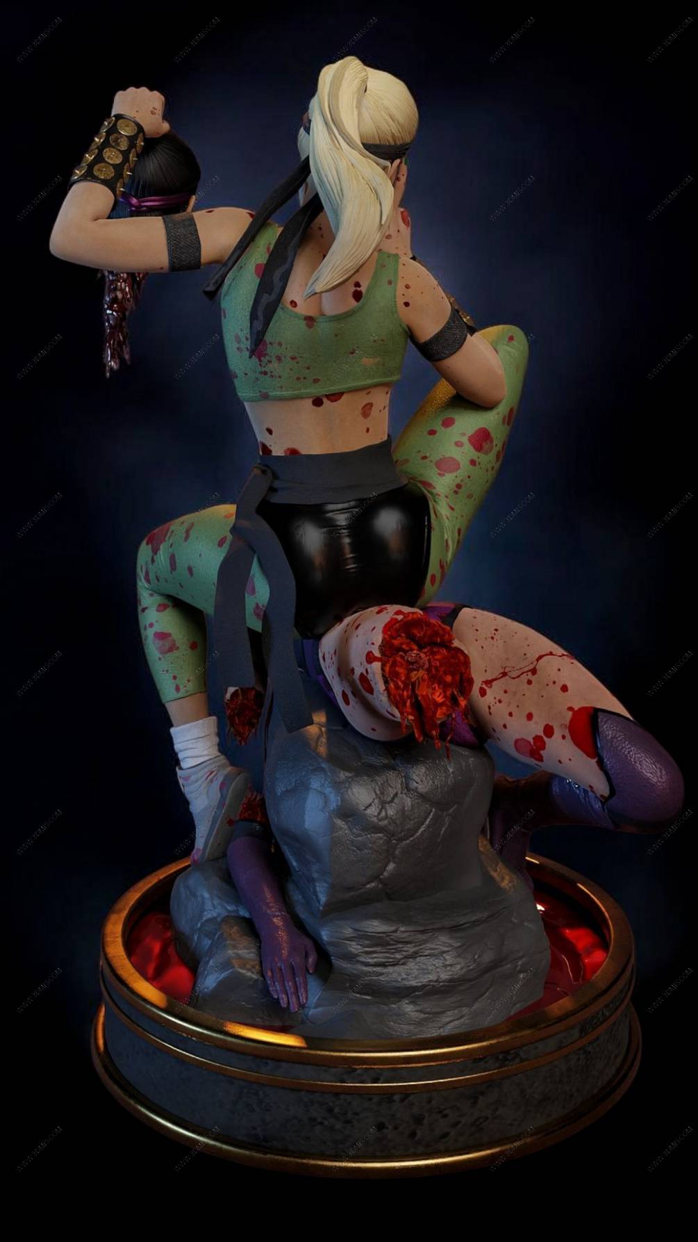 P站图纸印象馆 真人快打 刀锋索尼娅 真人快打 刀锋索尼娅