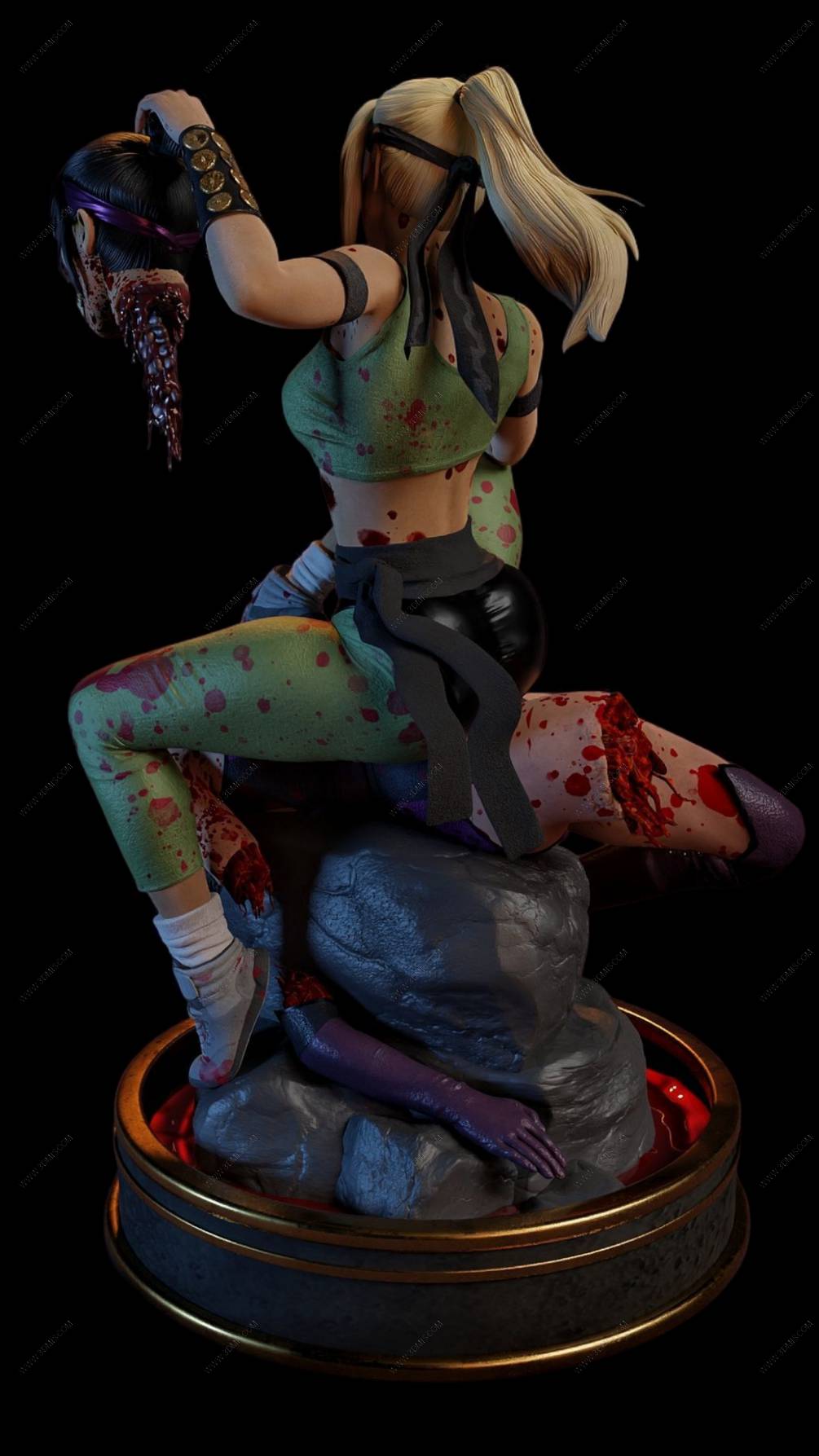 P站图纸印象馆 真人快打 刀锋索尼娅 真人快打 刀锋索尼娅