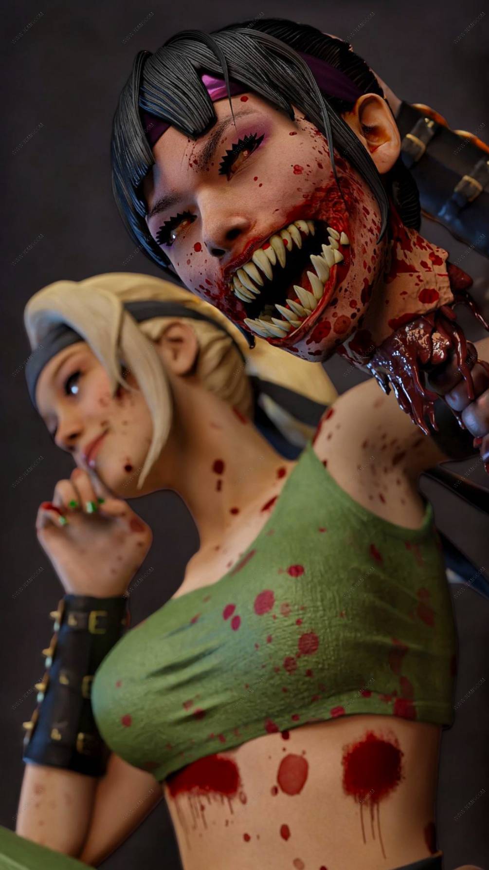 P站图纸印象馆 真人快打 刀锋索尼娅 真人快打 刀锋索尼娅