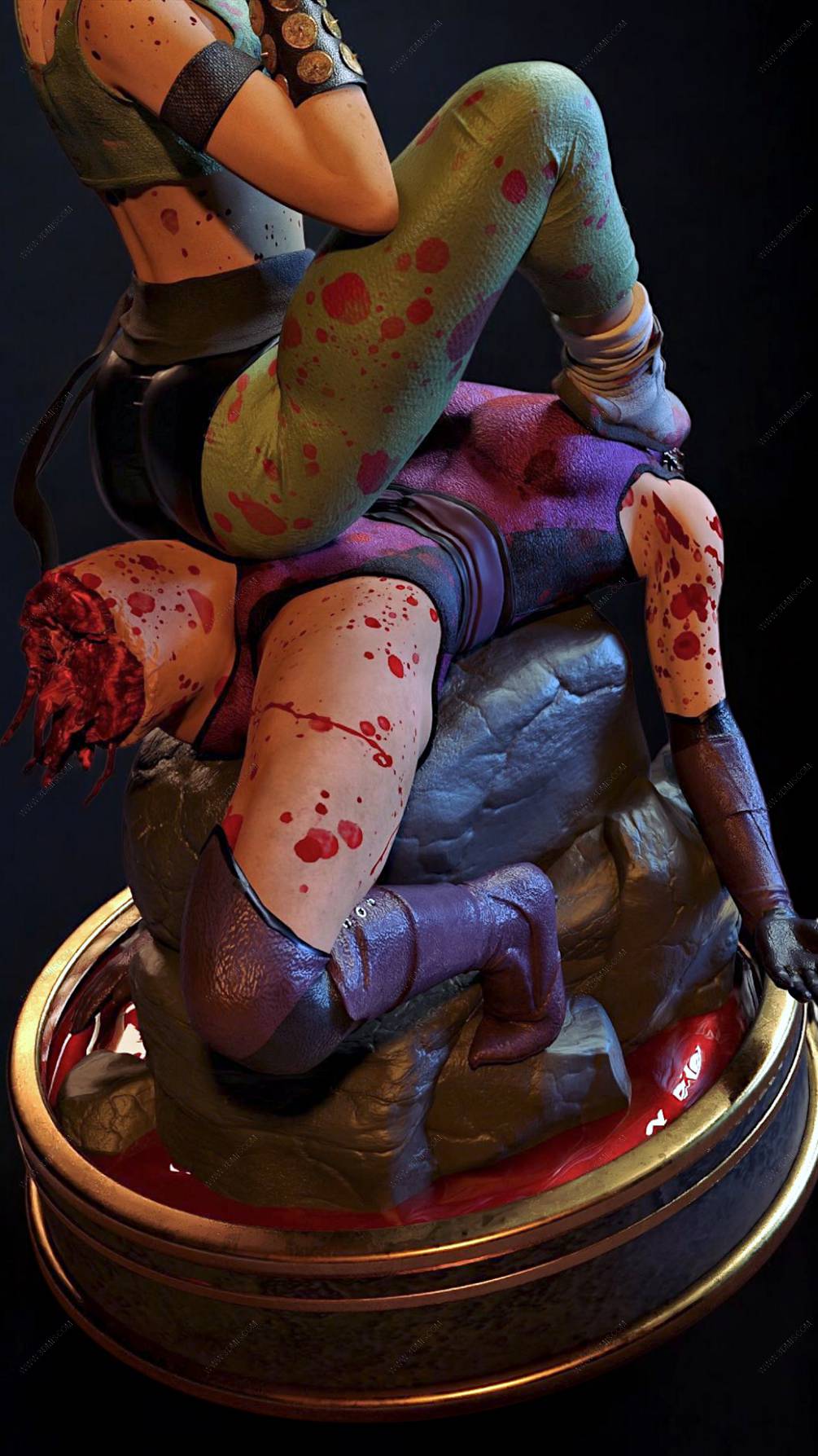 P站图纸印象馆 真人快打 刀锋索尼娅 真人快打 刀锋索尼娅