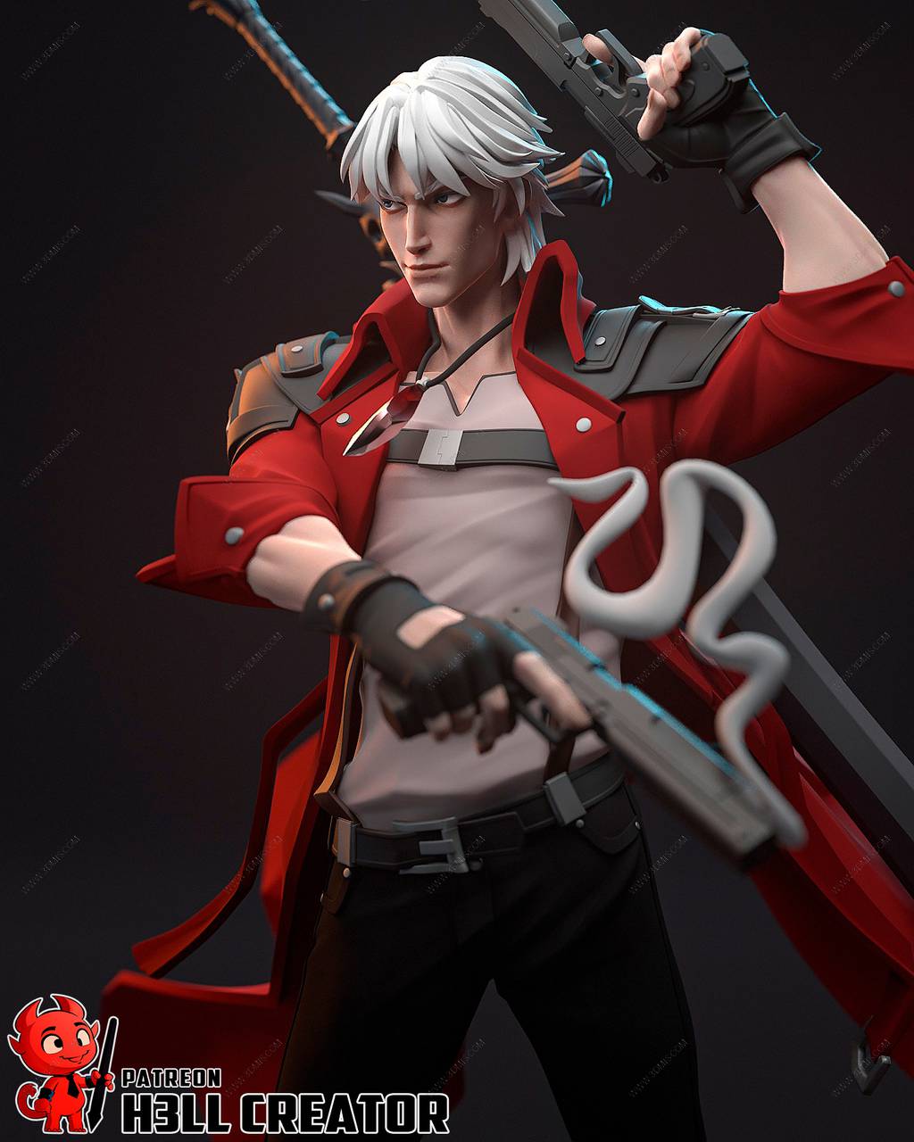 P站图纸印象馆 H3LL 鬼泣 但丁 H3LL 鬼泣 但丁