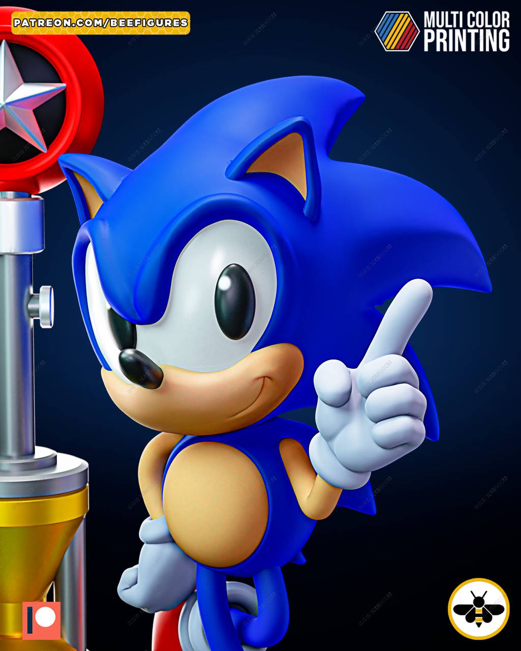 P站图纸印象馆 Bee Figures 索尼克 Bee Figures 索尼克