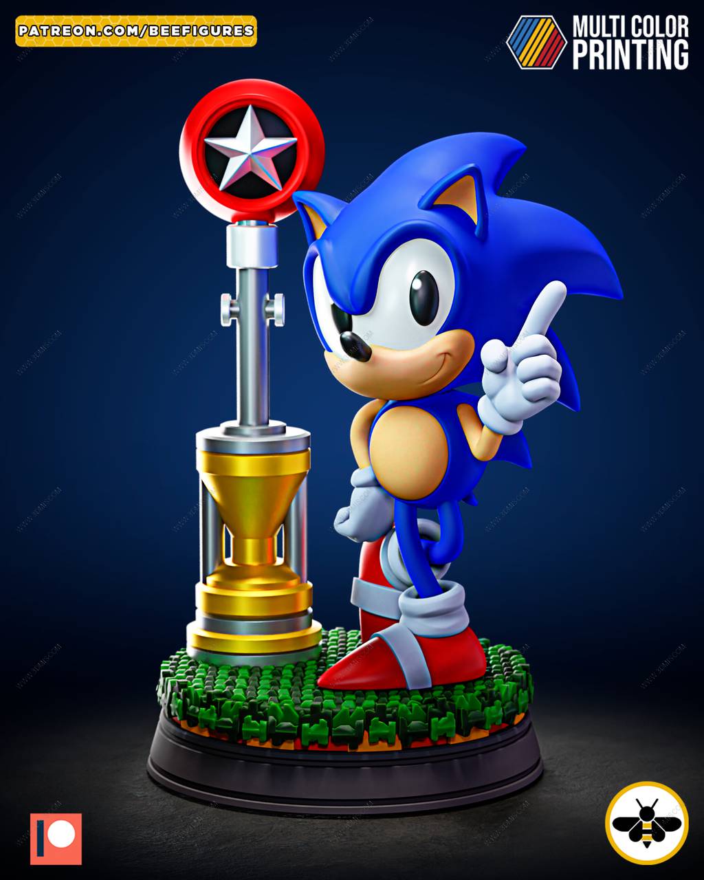 P站图纸印象馆 Bee Figures 索尼克 Bee Figures 索尼克