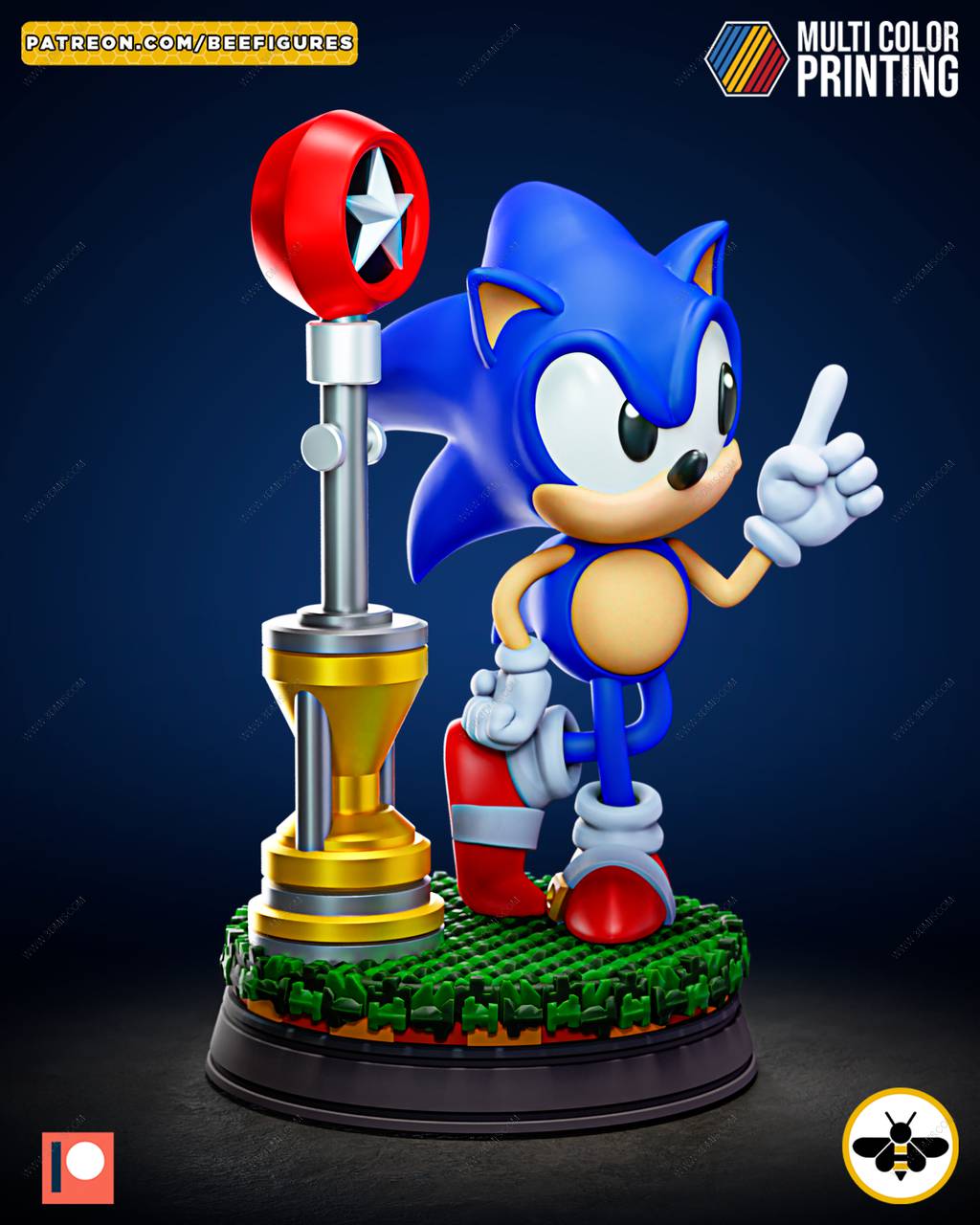 P站图纸印象馆 Bee Figures 索尼克 Bee Figures 索尼克