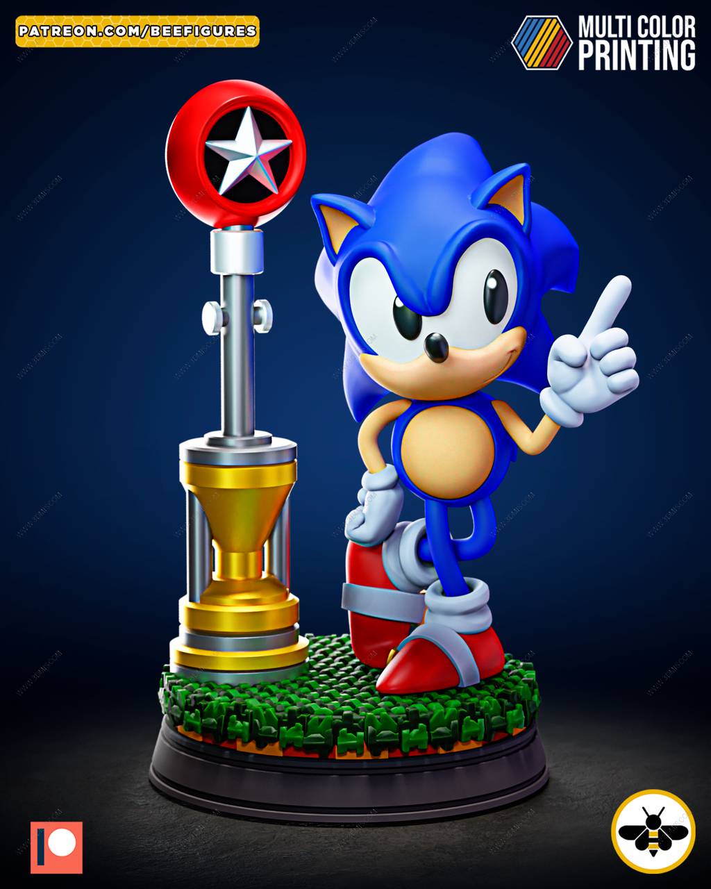 P站图纸印象馆 Bee Figures 索尼克 Bee Figures 索尼克