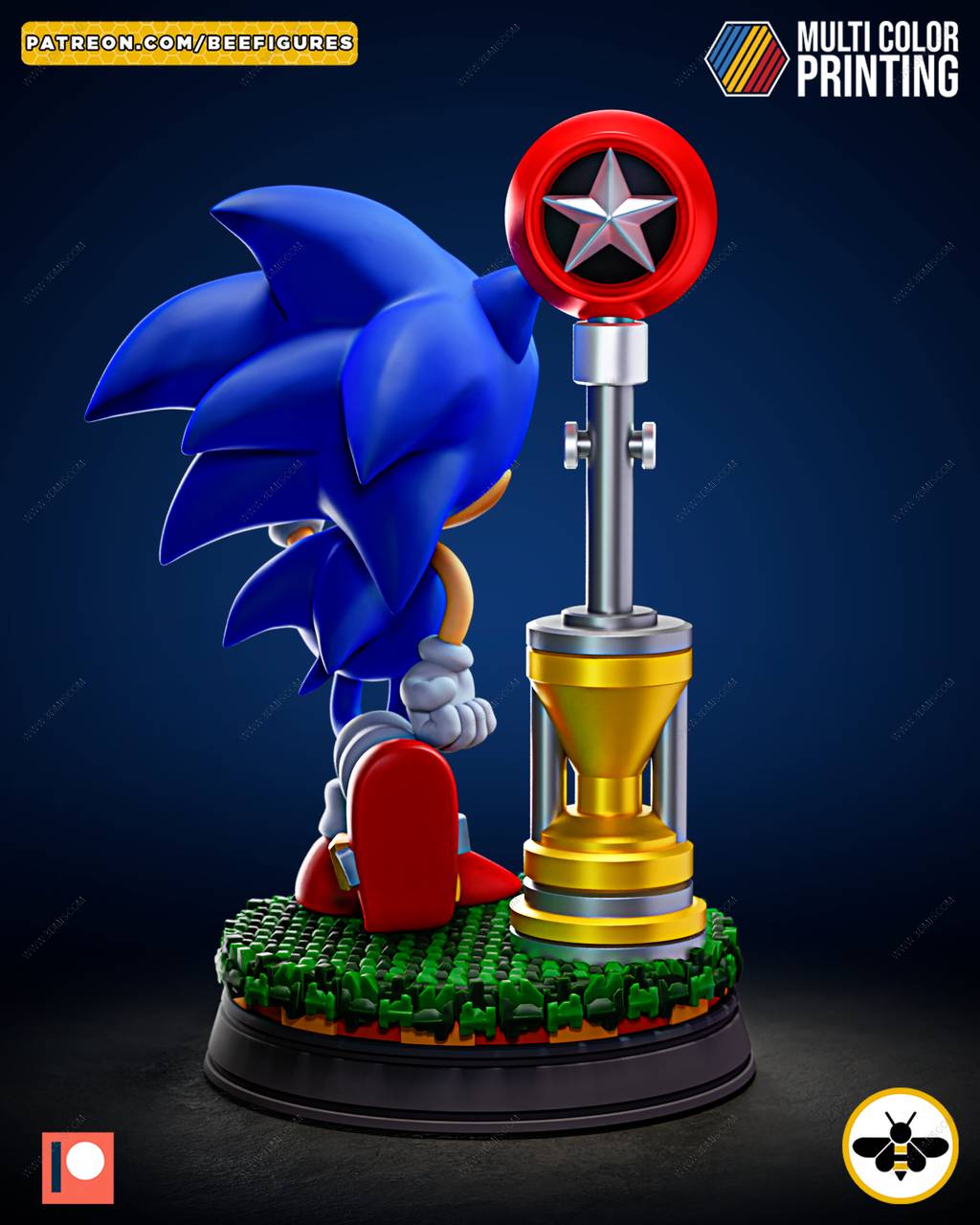 P站图纸印象馆 Bee Figures 索尼克 Bee Figures 索尼克