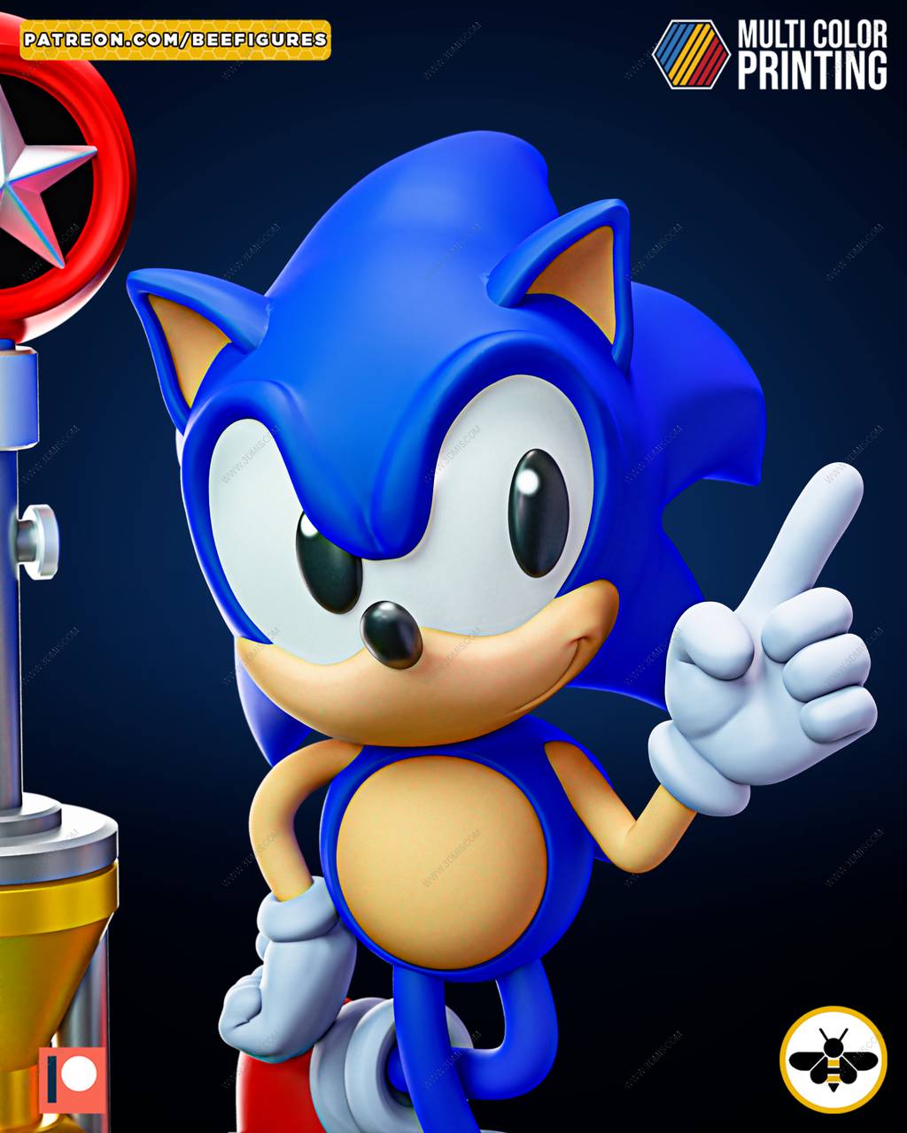 P站图纸印象馆 Bee Figures 索尼克 Bee Figures 索尼克