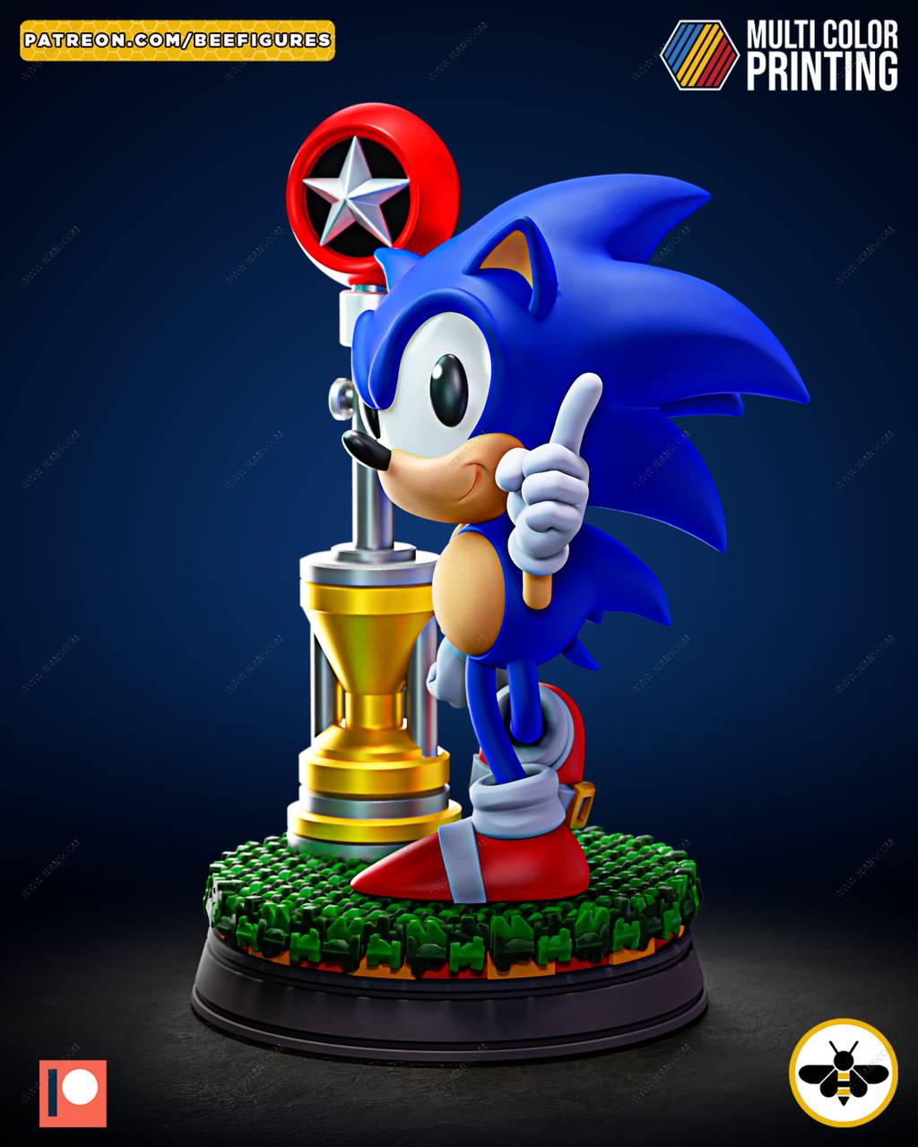 P站图纸印象馆 Bee Figures 索尼克 Bee Figures 索尼克