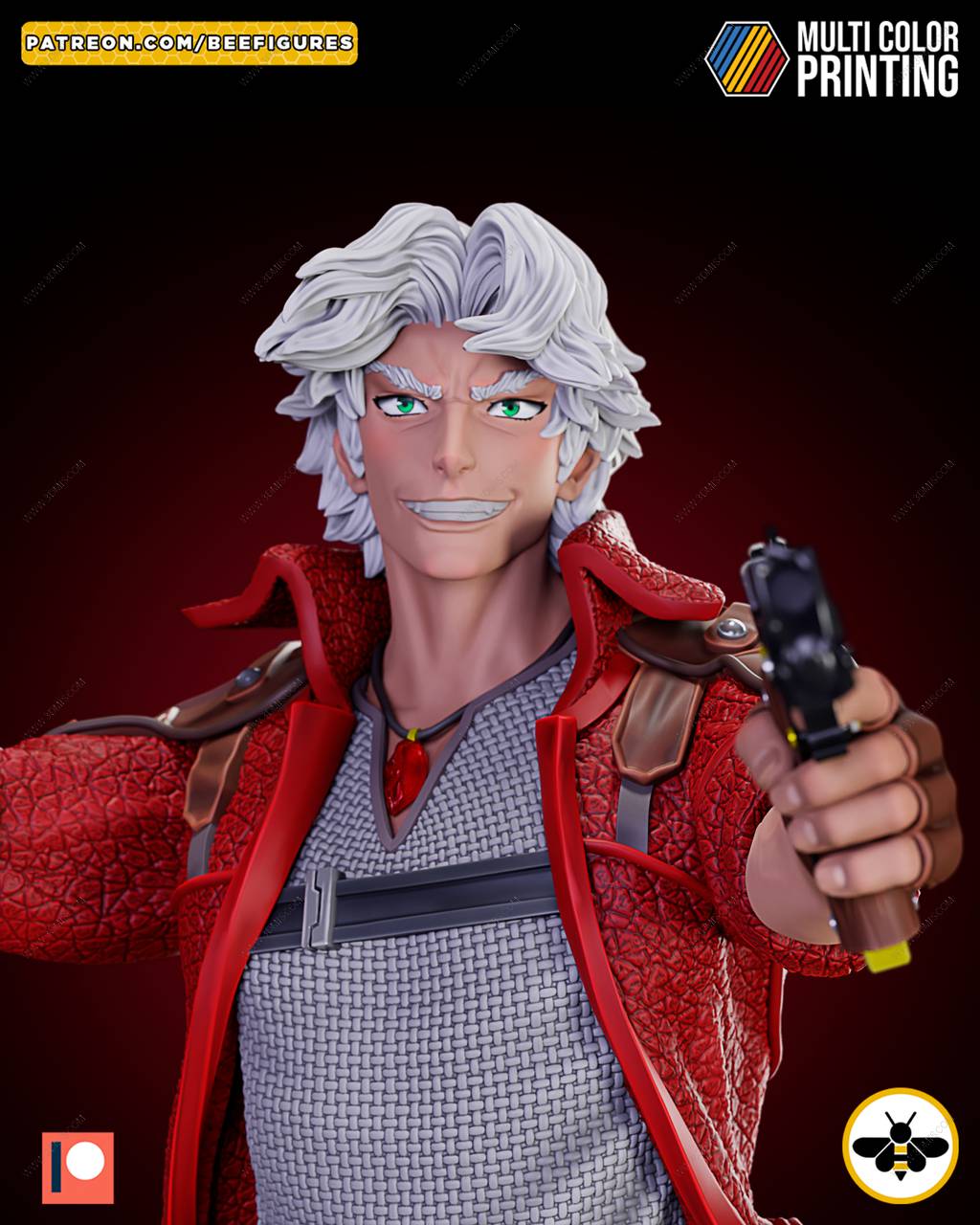 P站图纸印象馆 Bee Figures 鬼泣 但丁 Bee Figures 鬼泣 但丁