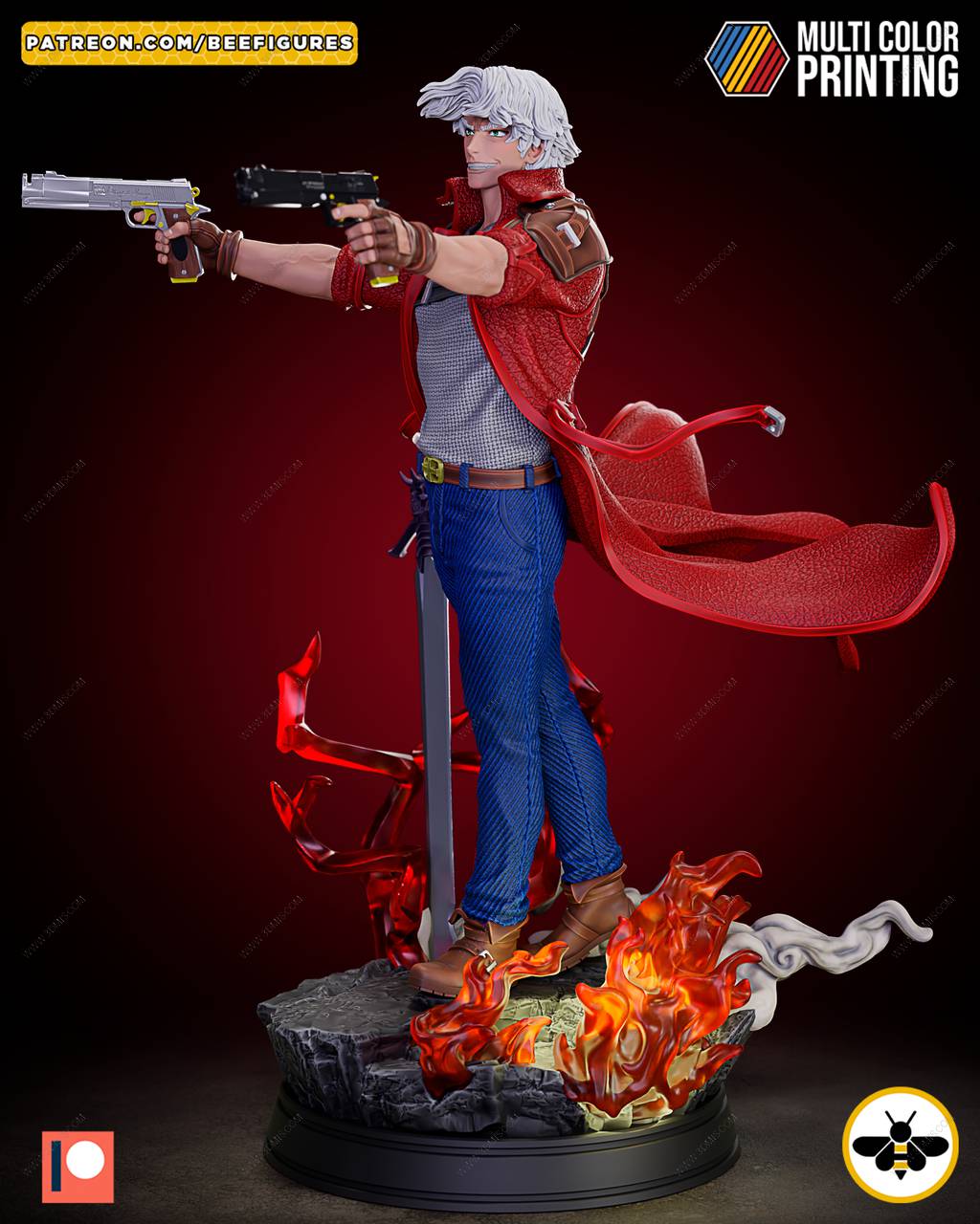 P站图纸印象馆 Bee Figures 鬼泣 但丁 Bee Figures 鬼泣 但丁