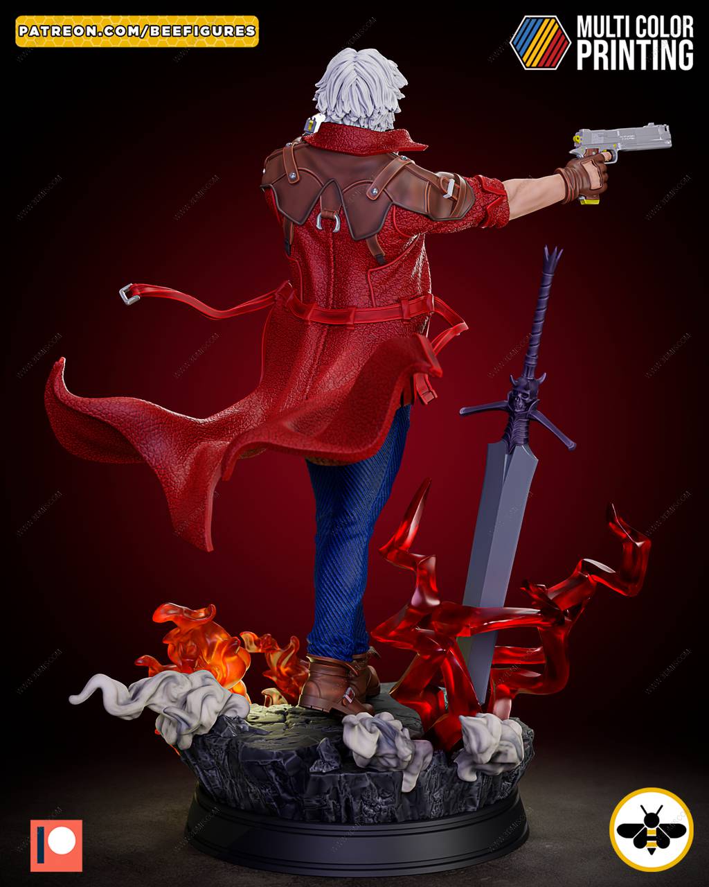 P站图纸印象馆 Bee Figures 鬼泣 但丁 Bee Figures 鬼泣 但丁