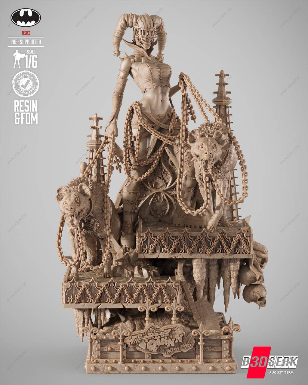 P站图纸印象馆 B3DSERK DC漫画 哈利·奎恩 B3DSERK DC漫画 哈利·奎恩