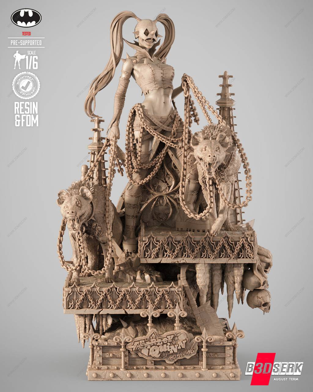 P站图纸印象馆 B3DSERK DC漫画 哈利·奎恩 B3DSERK DC漫画 哈利·奎恩