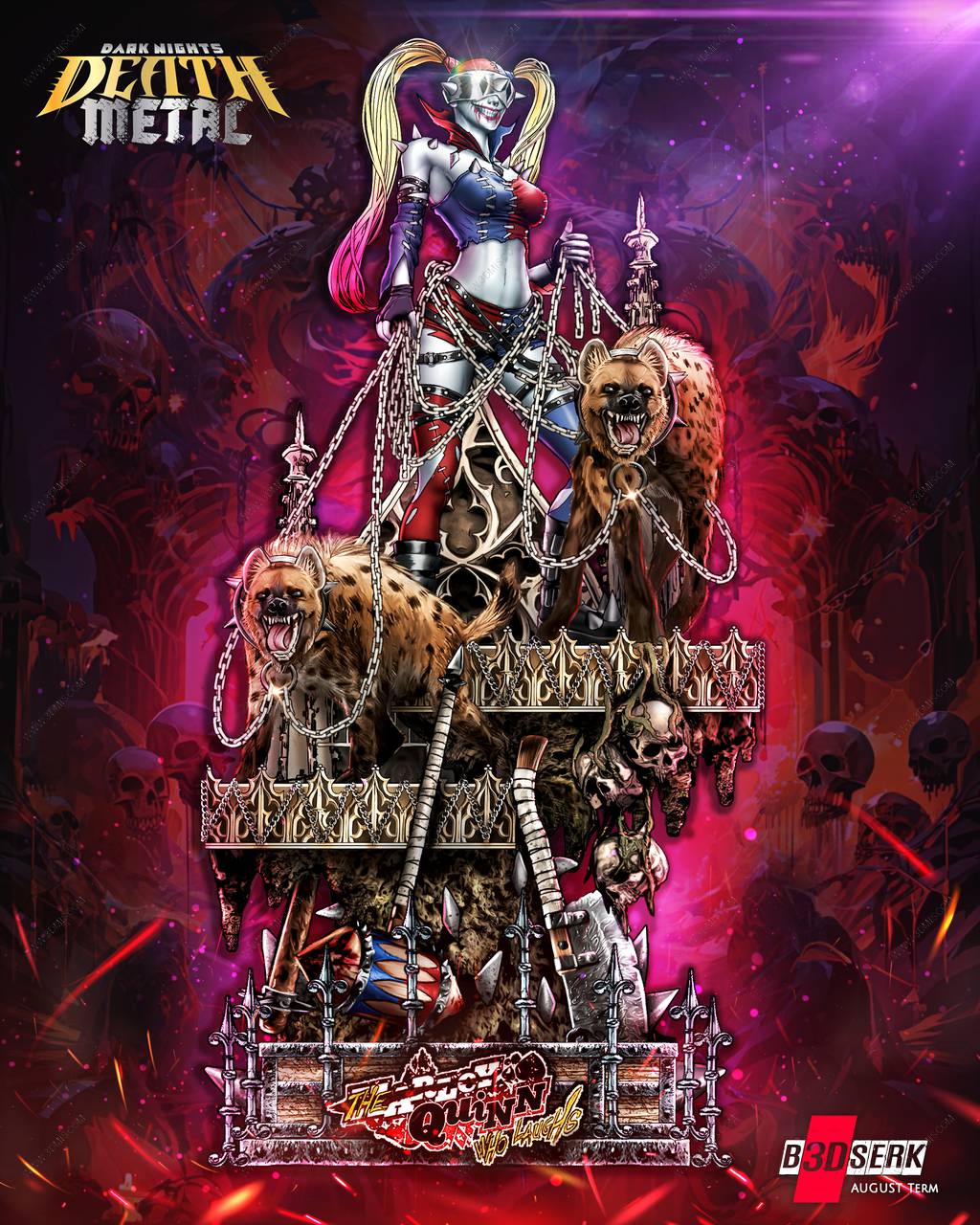 P站图纸印象馆 B3DSERK DC漫画 哈利·奎恩 B3DSERK DC漫画 哈利·奎恩