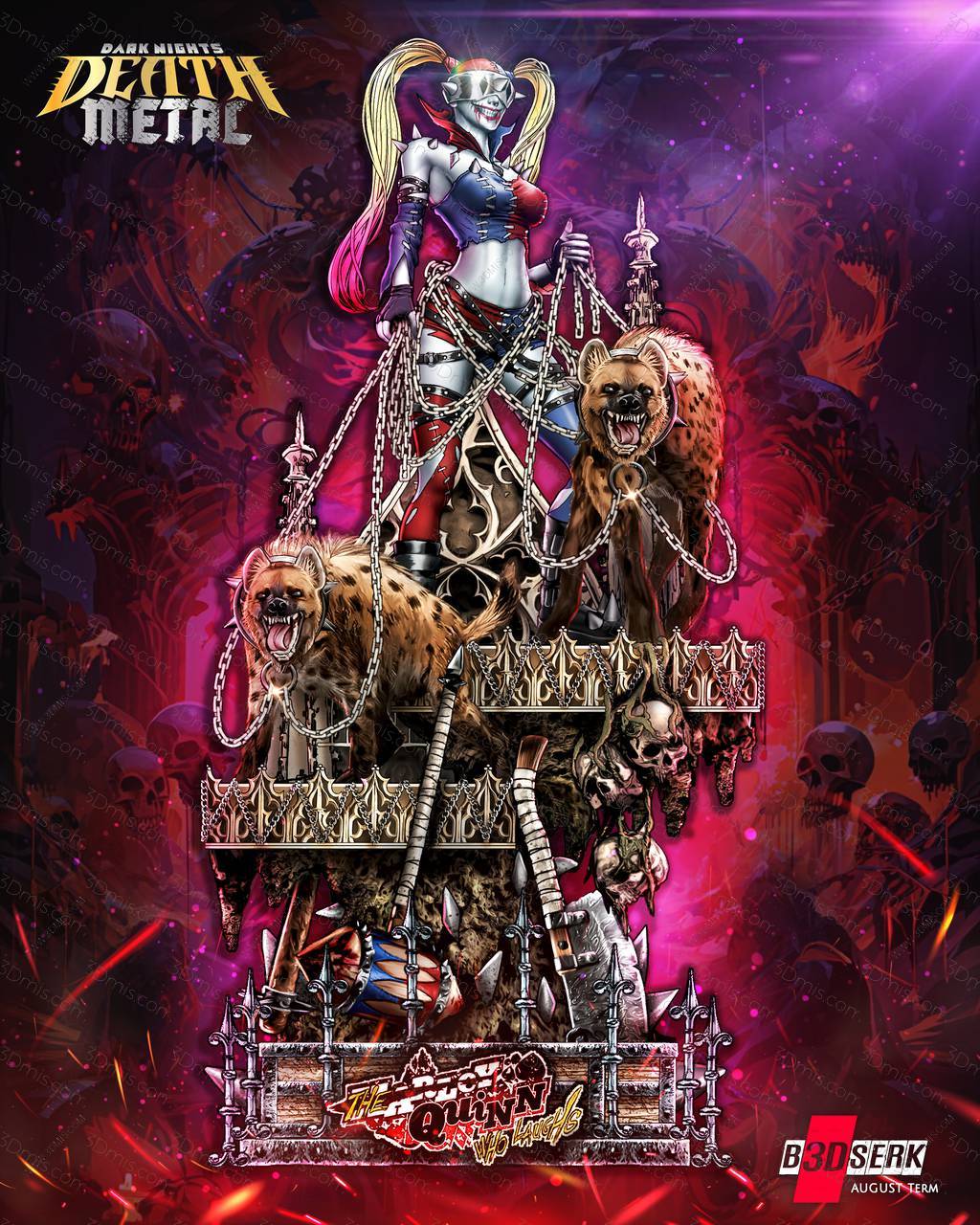 P站图纸印象馆 B3DSERK DC漫画 哈利·奎恩 B3DSERK DC漫画 哈利·奎恩