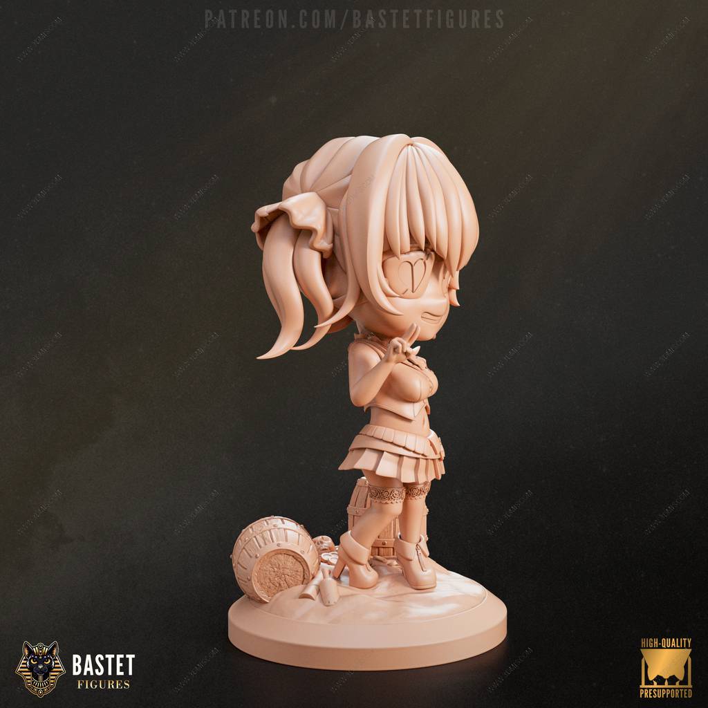P站图纸印象馆 Bastet Figures 虚拟偶像 宝钟玛琳 Bastet Figures 虚拟偶像 宝钟玛琳