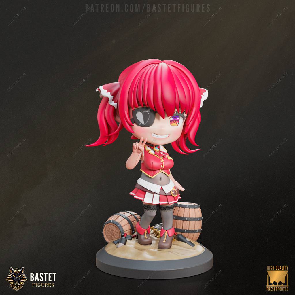 P站图纸印象馆 Bastet Figures 虚拟偶像 宝钟玛琳 Bastet Figures 虚拟偶像 宝钟玛琳