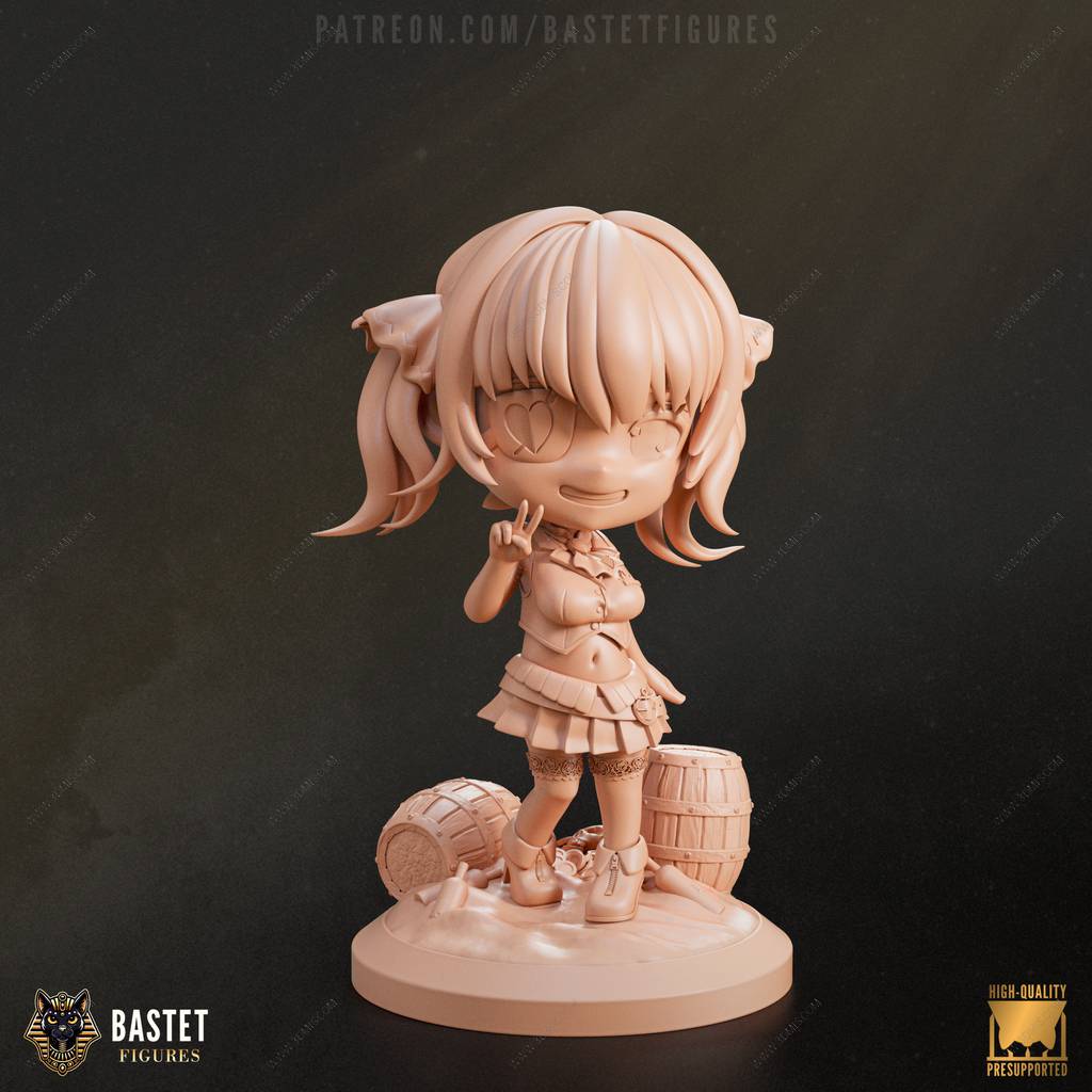 P站图纸印象馆 Bastet Figures 虚拟偶像 宝钟玛琳 Bastet Figures 虚拟偶像 宝钟玛琳