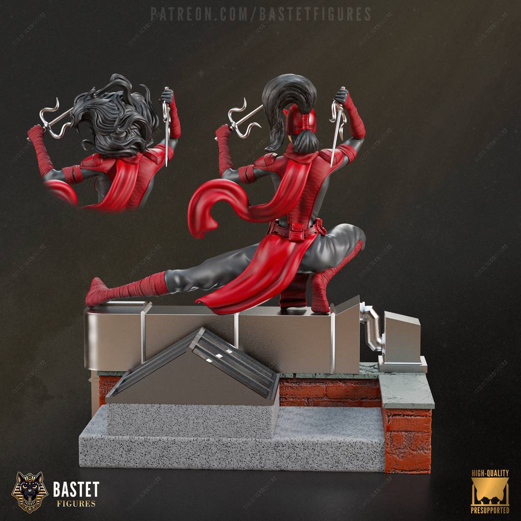 P站图纸印象馆 Bastet Figures 漫威 艾丽卡 Bastet Figures 漫威 艾丽卡