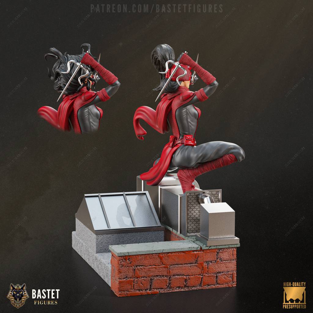 P站图纸印象馆 Bastet Figures 漫威 艾丽卡 Bastet Figures 漫威 艾丽卡