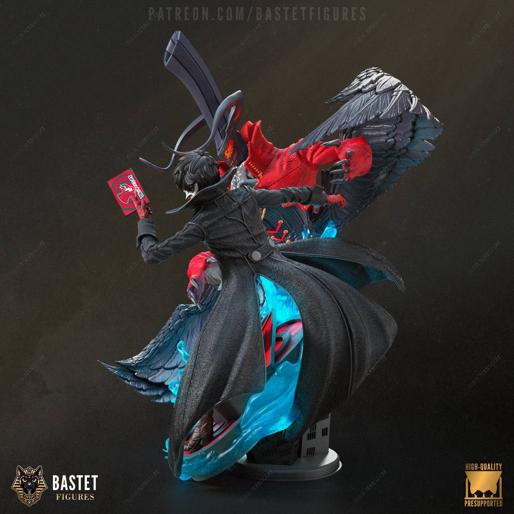 P站图纸印象馆 Bastet Figures 女神异闻录 阿森纳和小丑 Bastet Figures 女神异闻录 阿森纳和小丑