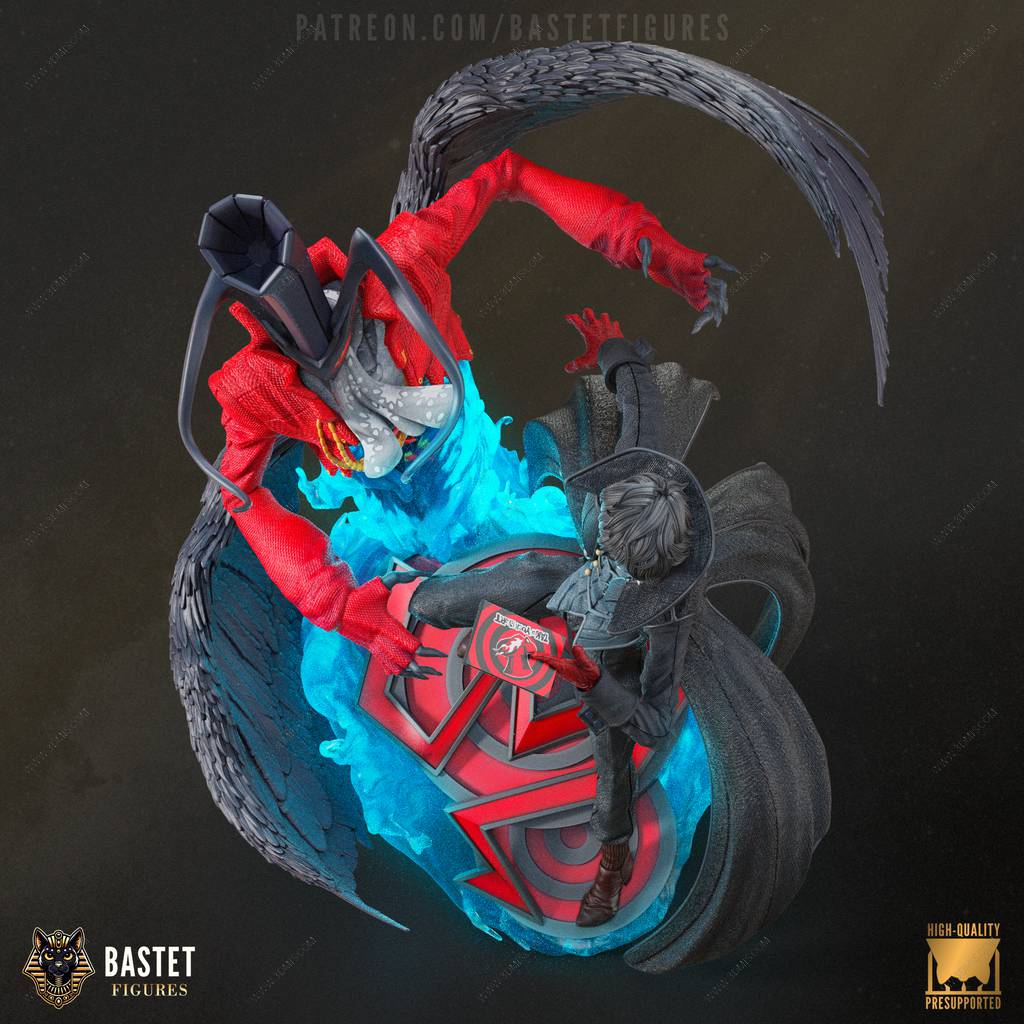 P站图纸印象馆 Bastet Figures 女神异闻录 阿森纳和小丑 Bastet Figures 女神异闻录 阿森纳和小丑