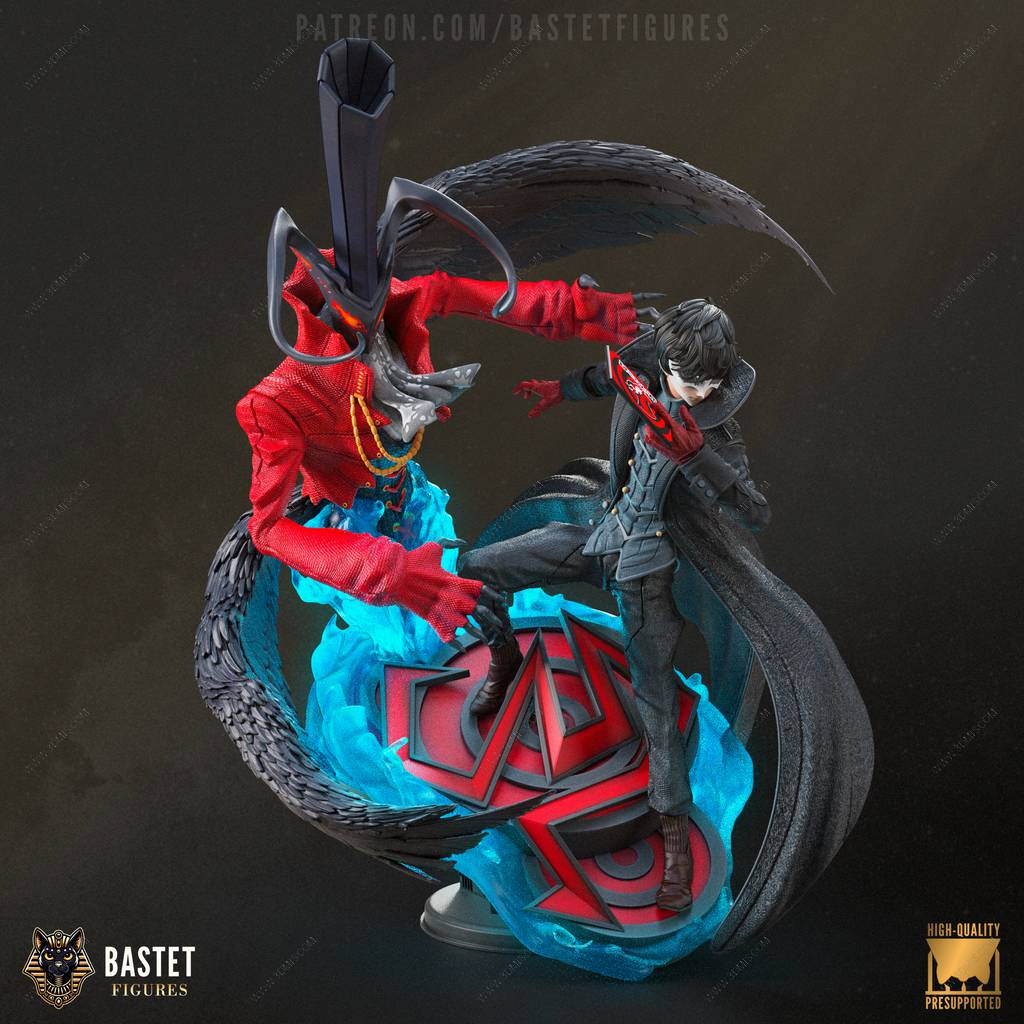 P站图纸印象馆 Bastet Figures 女神异闻录 阿森纳和小丑 Bastet Figures 女神异闻录 阿森纳和小丑