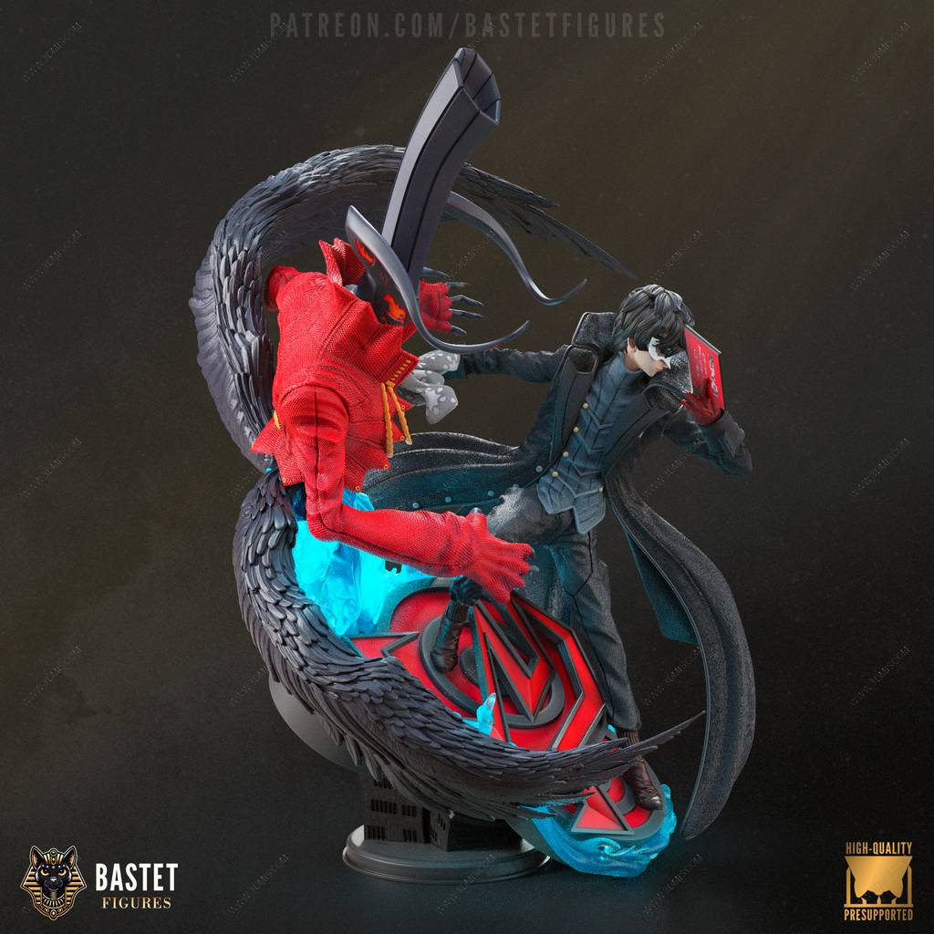 P站图纸印象馆 Bastet Figures 女神异闻录 阿森纳和小丑 Bastet Figures 女神异闻录 阿森纳和小丑