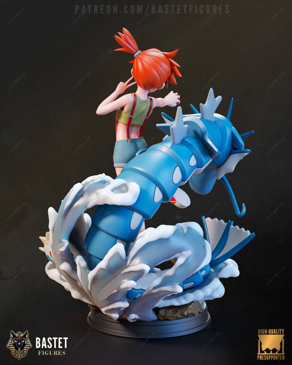 P站图纸印象馆 Bastet Figures 精灵宝可梦 小霞 Bastet Figures 精灵宝可梦 小霞