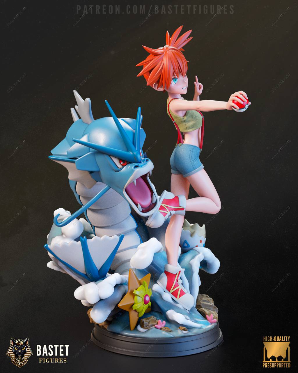 P站图纸印象馆 Bastet Figures 精灵宝可梦 小霞 Bastet Figures 精灵宝可梦 小霞