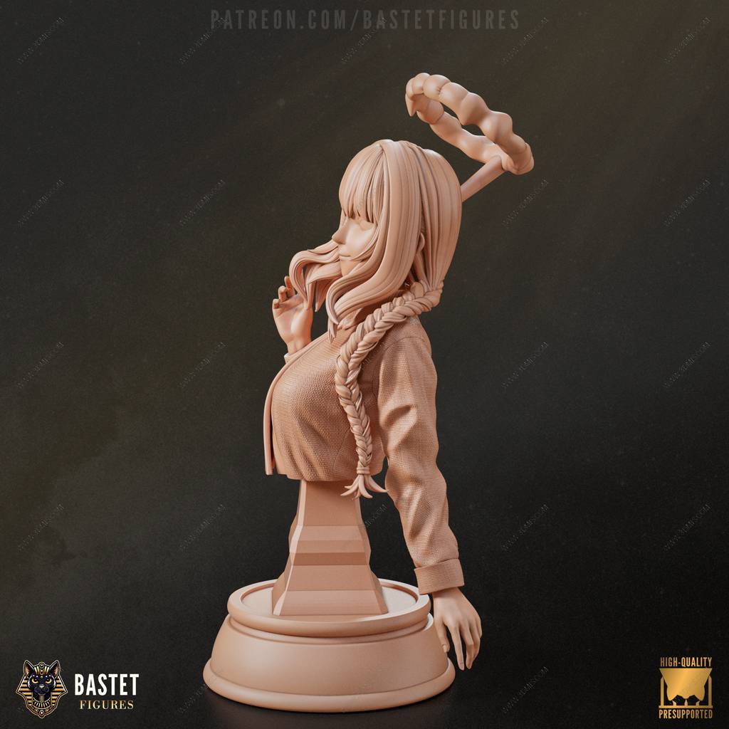 P站图纸印象馆 Bastet Figures 链锯人 玛奇玛 Bastet Figures 链锯人 玛奇玛
