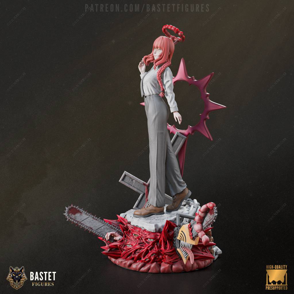 P站图纸印象馆 Bastet Figures 链锯人 玛奇玛 Bastet Figures 链锯人 玛奇玛