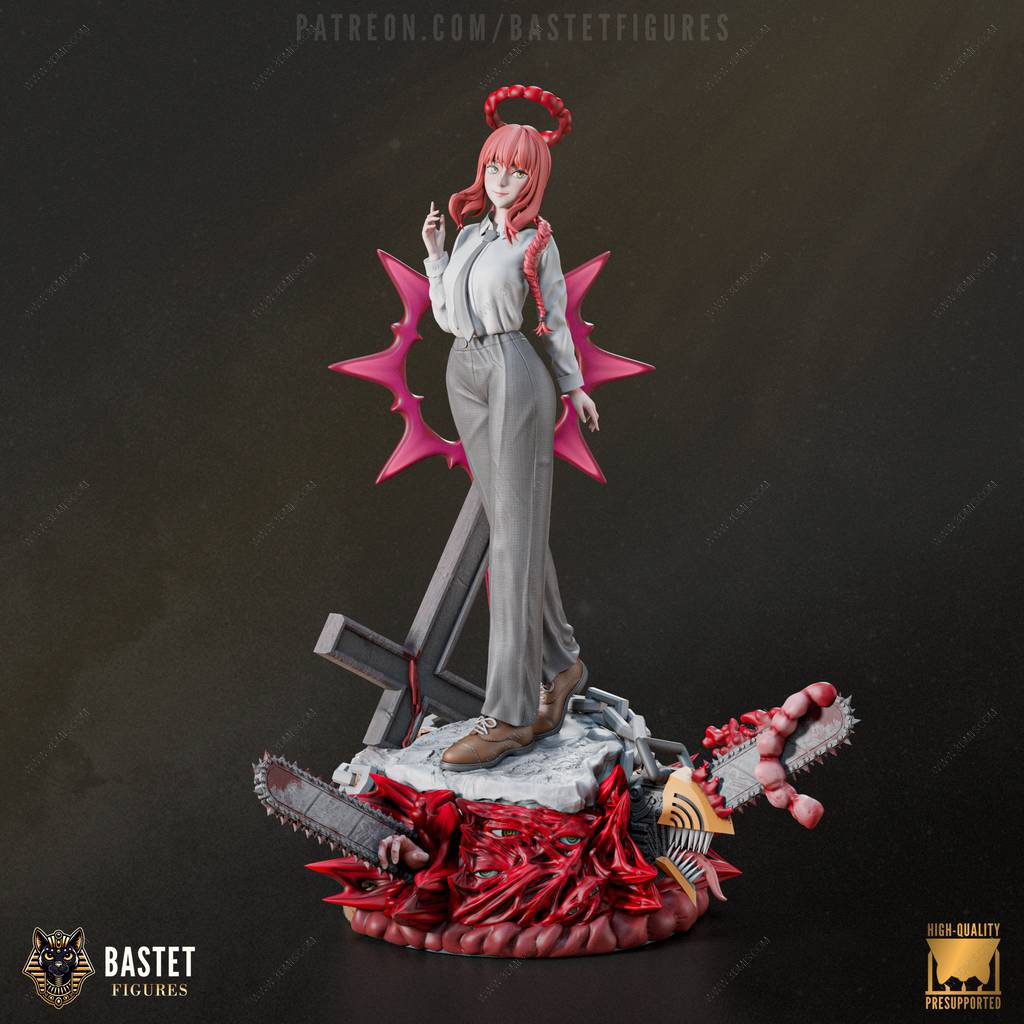 P站图纸印象馆 Bastet Figures 链锯人 玛奇玛 Bastet Figures 链锯人 玛奇玛
