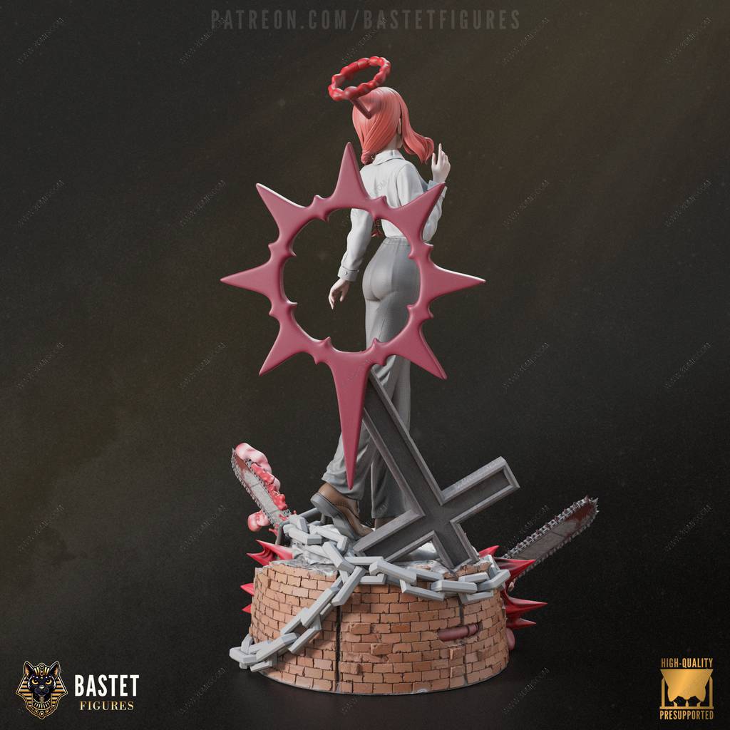 P站图纸印象馆 Bastet Figures 链锯人 玛奇玛 Bastet Figures 链锯人 玛奇玛