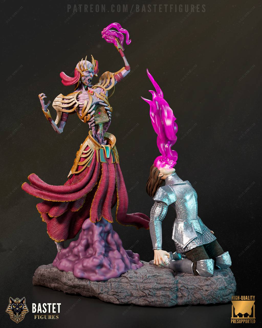 P站图纸印象馆 Bastet Figures 龙与地下城在线 维克那 Bastet Figures 龙与地下城在线 维克那