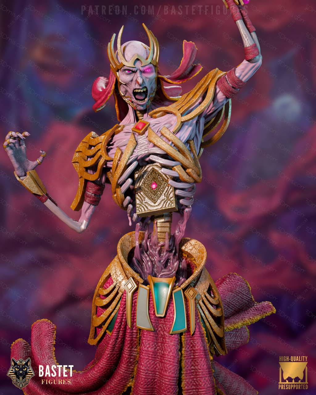 P站图纸印象馆 Bastet Figures 龙与地下城在线 维克那 Bastet Figures 龙与地下城在线 维克那