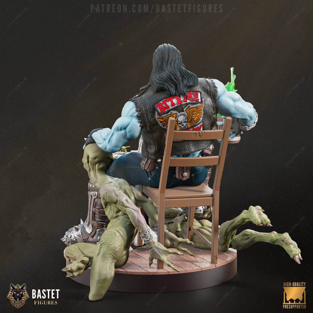 P站图纸印象馆 Bastet Figures DC漫画 暴狼罗伯 Bastet Figures DC漫画 暴狼罗伯