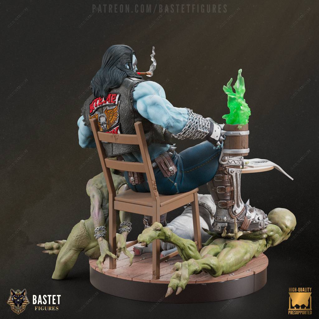 P站图纸印象馆 Bastet Figures DC漫画 暴狼罗伯 Bastet Figures DC漫画 暴狼罗伯